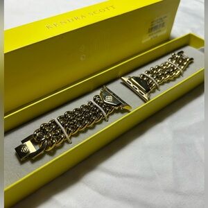 Kendra Scott Gold Chain Watch Band